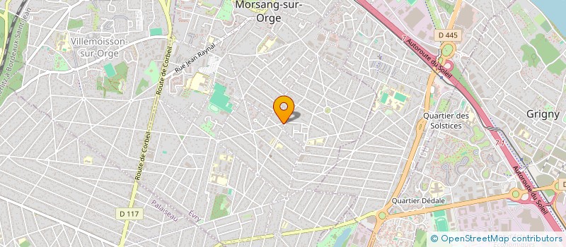 localisation de l'entreprise ARTS SANS FRONTIERES à MORSANG-SUR-ORGE