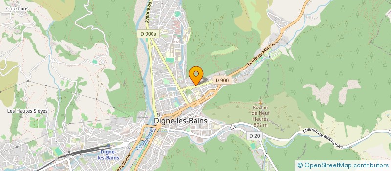 localisation de l'entreprise ARTS SCENE à DIGNE-LES-BAINS