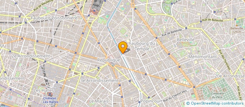 localisation de l'entreprise ARTS SERVICES à PARIS