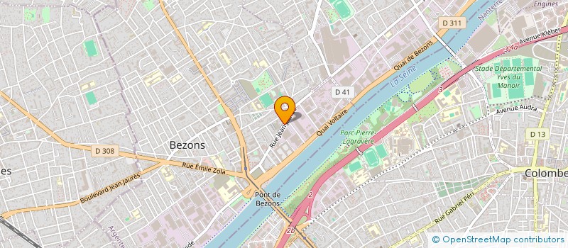 localisation de l'entreprise ARTS SIGNES ET MOTS à BEZONS