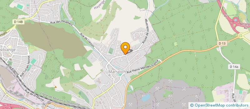 localisation de l'entreprise ARTS'SOCIATION à HAYANGE