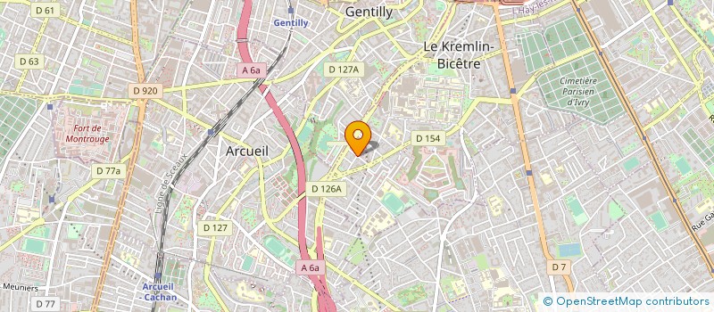 localisation de l'entreprise ARTS SONIQUES  LE KREMLIN-BICETRE