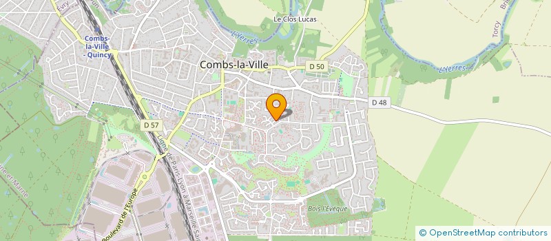 localisation de l'entreprise ARTS & SPECTACLES IMPRESSION  COMBS-LA-VILLE