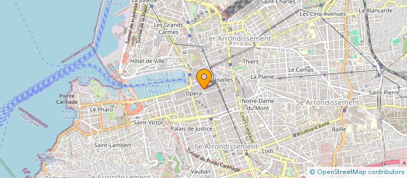 localisation de l'entreprise ARTS & SPORTS EVENTS à MARSEILLE