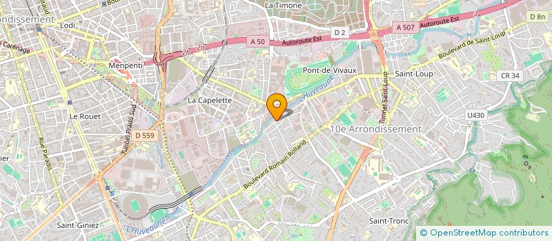localisation de l'entreprise ARTS&SPORTS FUSION à MARSEILLE