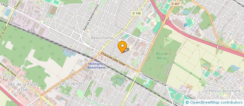 localisation de l'entreprise ARTS&STAFF à TAVERNY