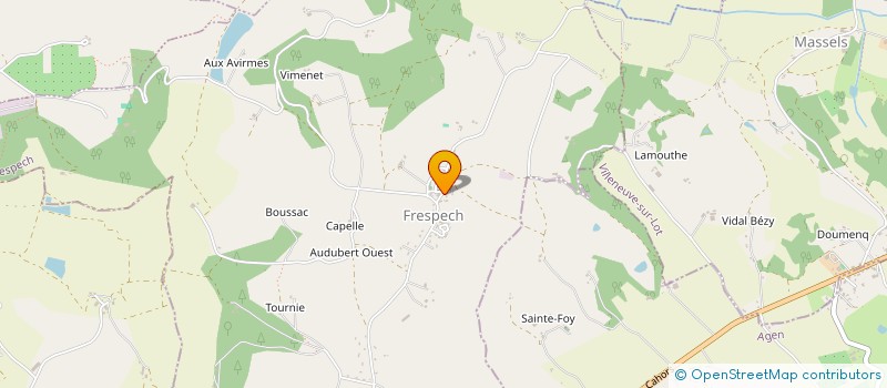 localisation de l'entreprise ARTS SUD  MASSOULES