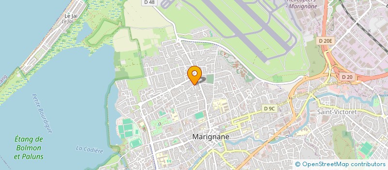 localisation de l'entreprise ARTS SUD TRAVAUX à MARIGNANE