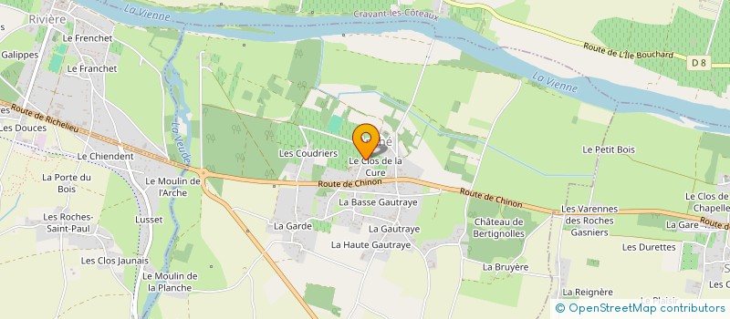 localisation de l'entreprise ARTS SUR LOIRE  CANDES-SAINT-MARTIN