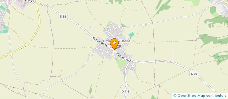 localisation de l'entreprise ARTS TECHNIQUE SERVICES à CROUY-EN-THELLE