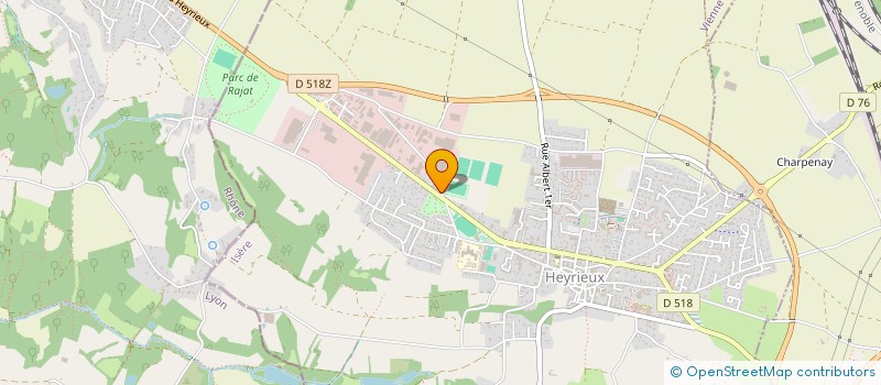 localisation de l'entreprise ARTS-TERRE  HEYRIEUX