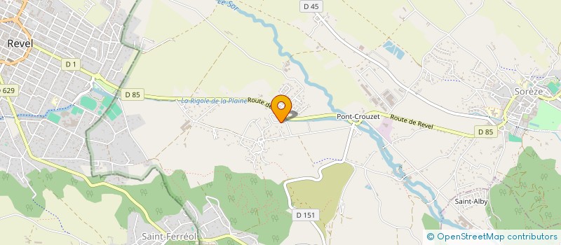 localisation de l'entreprise ARTS, TERRE, COULEURS EN SOREZOIS  SOREZE