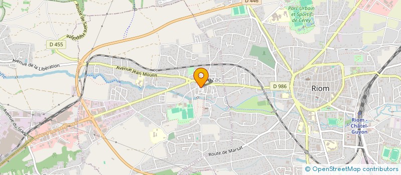 localisation de l'entreprise ARTS TERRE HAPPY MOZACOISE  MOZAC