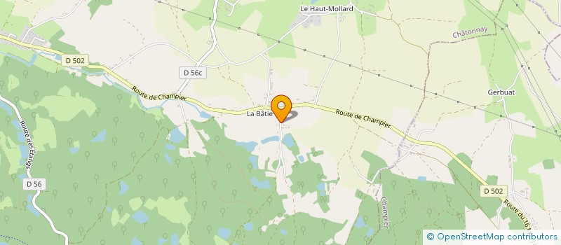 localisation de l'entreprise ARTS'THEMIS  CHATONNAY