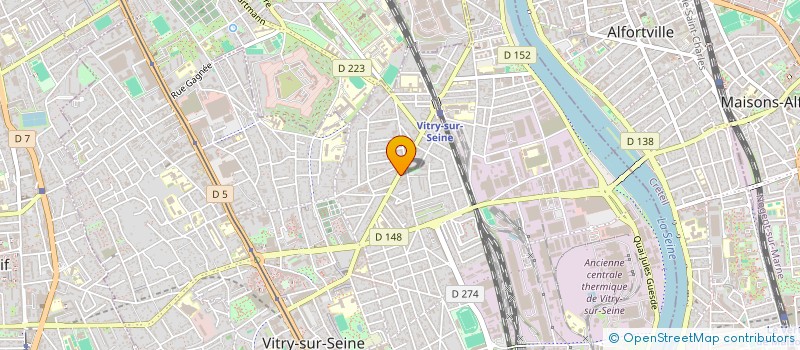 localisation de l'entreprise ARTS TOUS CHAMPS à VITRY-SUR-SEINE