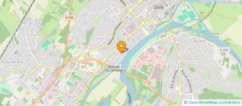 localisation de l'entreprise ARTS TOUT TERRAIN à DOLE