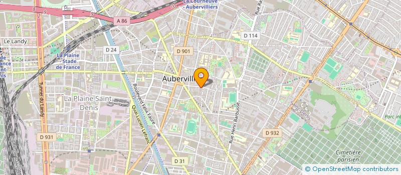 localisation de l'entreprise ARTS TRANSP CONSEILS à AUBERVILLIERS