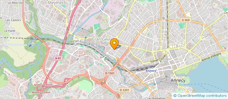 localisation de l'entreprise ARTS2RUE à ANNECY