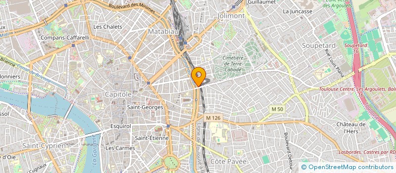 localisation de l'entreprise ARTS31 à TOULOUSE