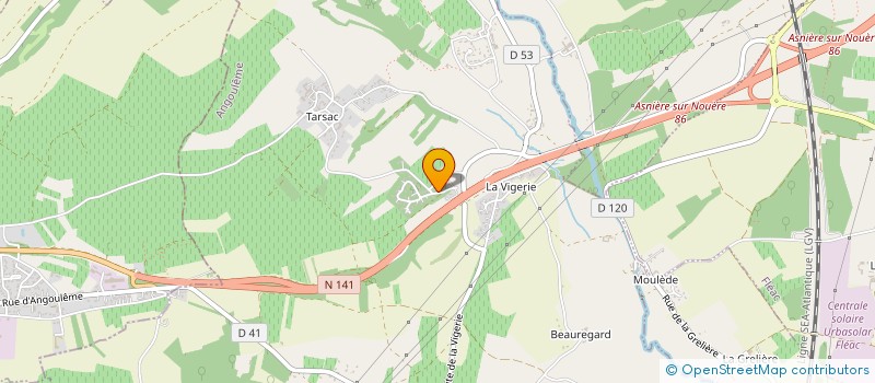 localisation de l'entreprise ARTSAT à SAINT-SATURNIN