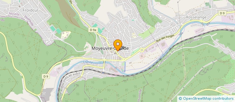 localisation de l'entreprise ARTSCENE  MOYEUVRE GRANDE