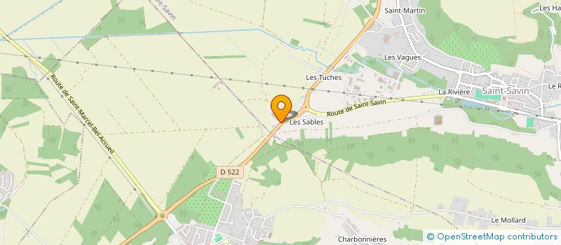 localisation de l'entreprise ARTSCOP BOIS à SAINT-SAVIN