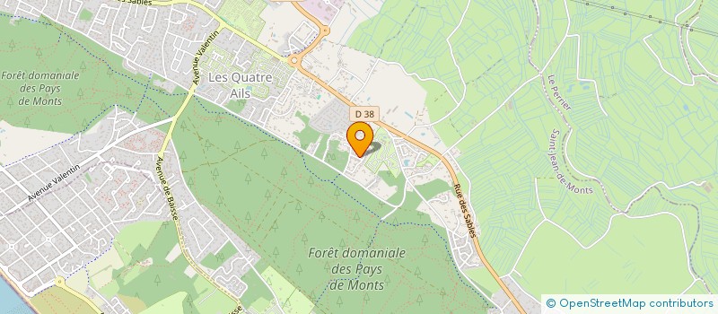 localisation de l'entreprise ARTSCYLLA  SAINT-JEAN-DE-MONTS