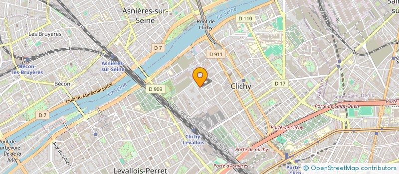 localisation de l'entreprise ARTSETTER à CLICHY