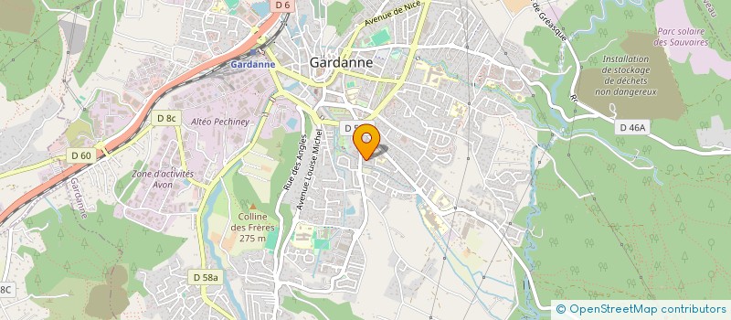 localisation de l'entreprise ARTSILVER à GARDANNE