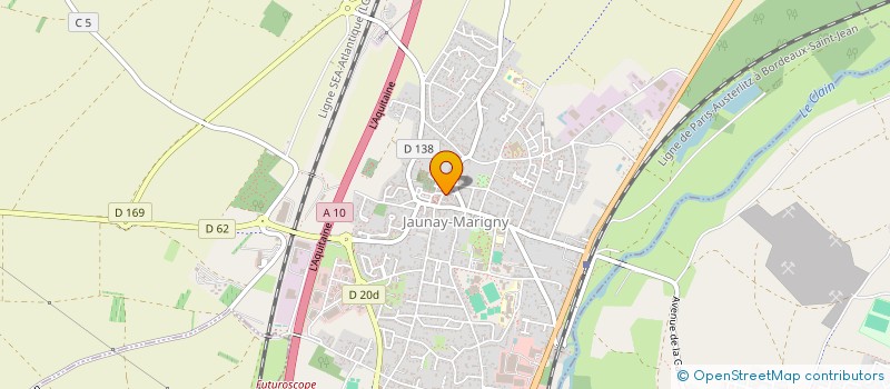 localisation de l'entreprise ARTSLINEO  JAUNAY-MARIGNY