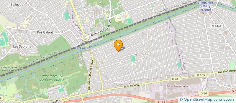localisation de l'entreprise ARTSOFT SOLUTION à TREMBLAY-EN-FRANCE