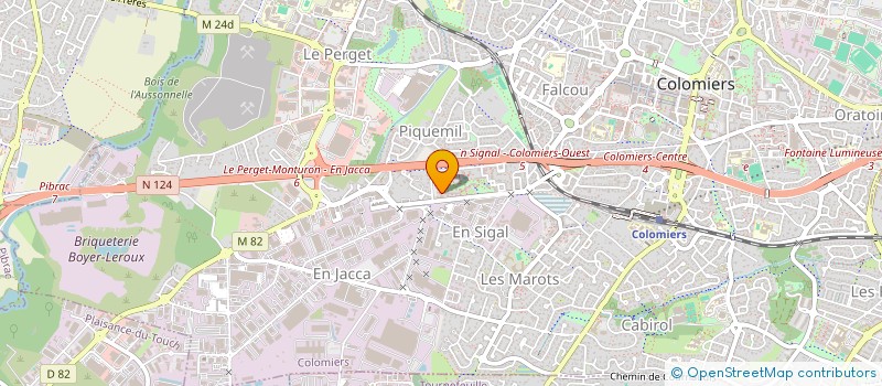localisation de l'entreprise ARTSOL 31 à COLOMIERS