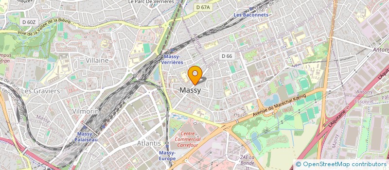 localisation de l'entreprise ARTSPACE à MASSY