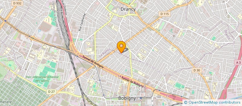 localisation de l'entreprise ARTSPORT POUR TOUS (APT) à DRANCY