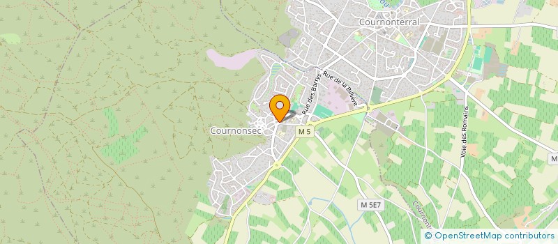 localisation de l'entreprise ARTSTART  COURNONSEC