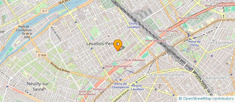 localisation de l'entreprise ARTSUM à LEVALLOIS-PERRET