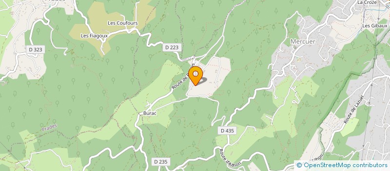 localisation de l'entreprise ARTTAXI  MERCUER