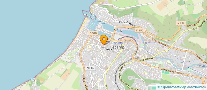 localisation de l'entreprise ARTTERRE à FECAMP