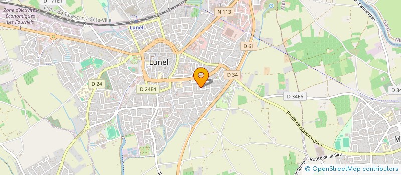 localisation de l'entreprise ARTTITUDE  LUNEL