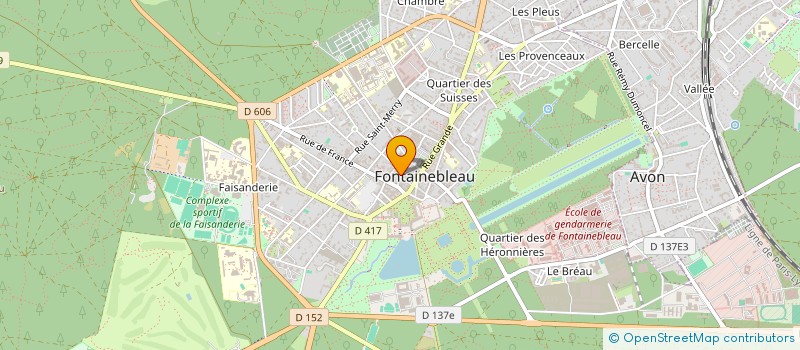 localisation de l'entreprise ARTU  FONTAINEBLEAU