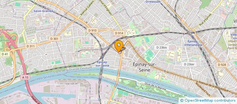 localisation de l'entreprise ARTUBES à EPINAY-SUR-SEINE