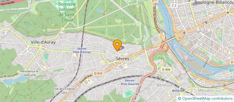 localisation de l'entreprise ARTUMAT CONSULTING à SEVRES