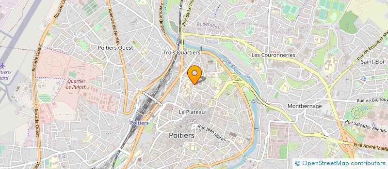 localisation de l'entreprise ARTUR à POITIERS