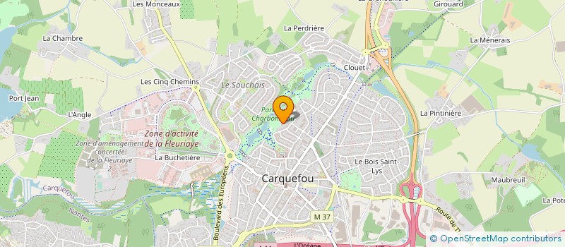 localisation de l'entreprise ARTUS à CARQUEFOU