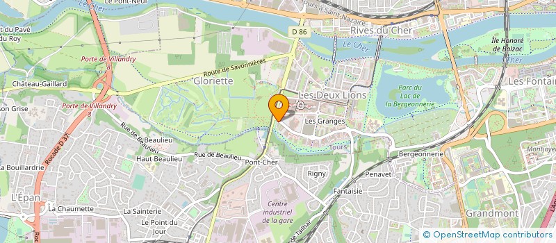 localisation de l'entreprise ARTUS GRANDS COMPTES à TOURS