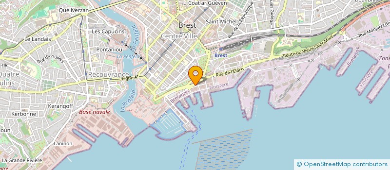 localisation de l'entreprise ARTUS INTERIM BREST à BREST