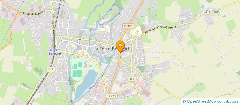 localisation de l'entreprise ARTUS INTERIM LA FERTE BERNARD  LA FERTE-BERNARD