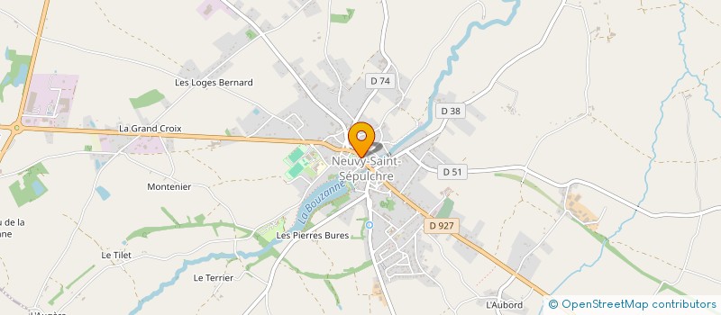 localisation de l'entreprise ARTUS INTERIM NEUVY à ARGENTON-SUR-CREUSE