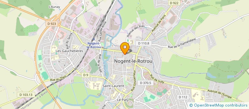 localisation de l'entreprise ARTUS INTERIM NOGENT à NOGENT-LE-ROTROU