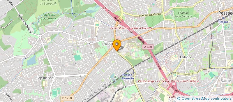 localisation de l'entreprise ARTUS INTERIM PESSAC à PESSAC